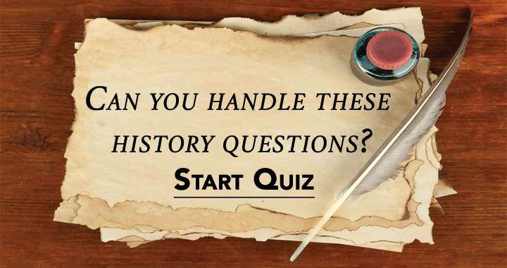 Banner for Are you able to answer these history questions?