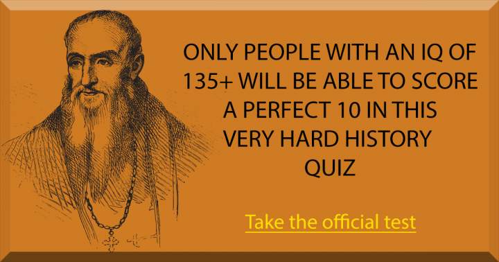 Banner for Challenging History Quiz Test