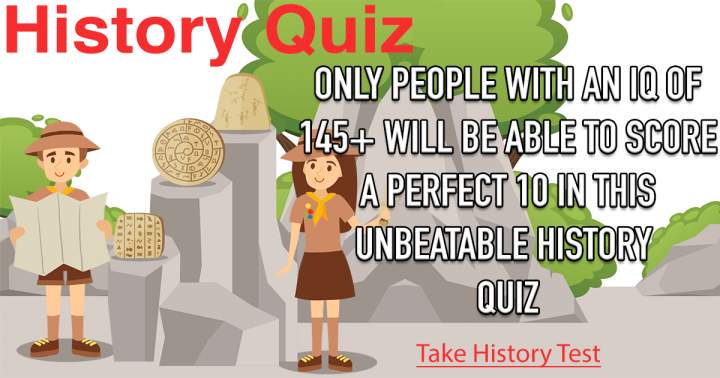 Banner for The History Quiz that cannot be defeated.