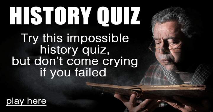 Banner for Challenging History Quiz