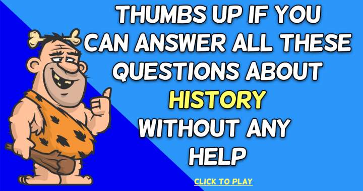 Banner for Quiz on history.