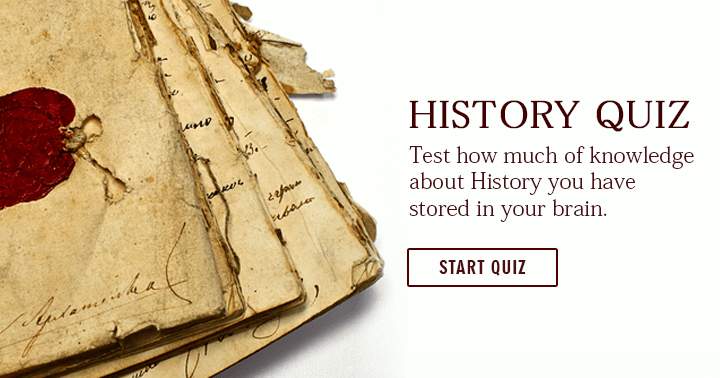 Banner for Difficult Historical Trivia Test