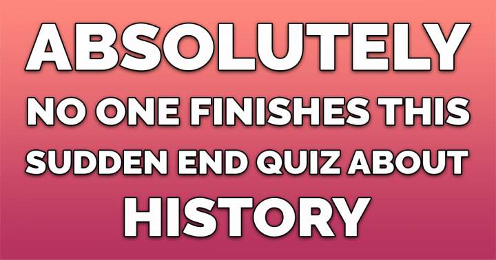 Banner for Unexpected Conclusion History Quiz