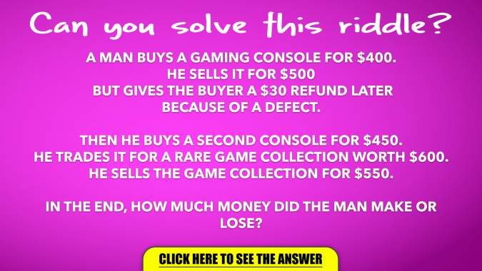 Can you solve this riddle?