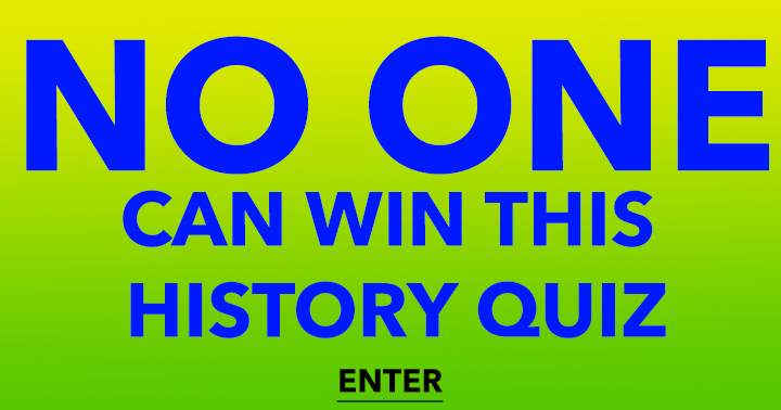 Banner for No one can win this History Quiz