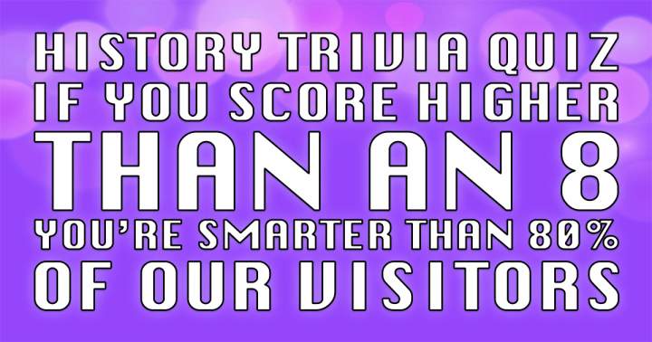 Banner for History Quiz