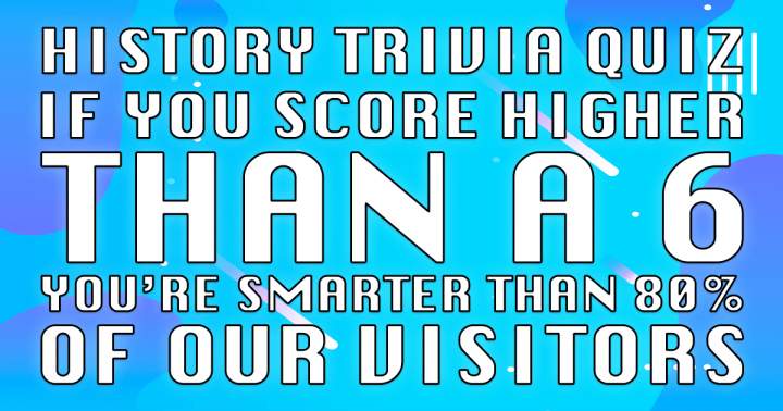 Banner for Impossible History Quiz