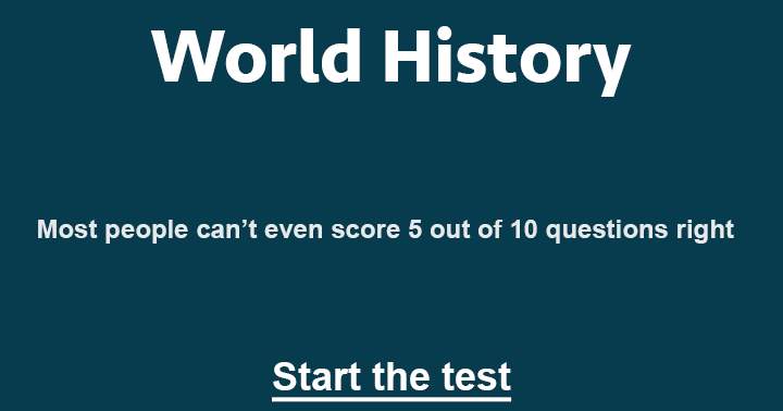 Banner for 10 impossible questions about world history