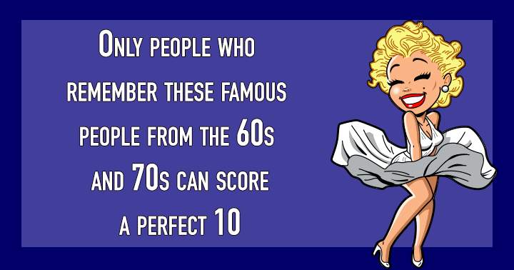 Banner for Quiz about celebrities people from the 60s and 70s!