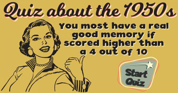 Banner for Fresh Quiz About the 1950s