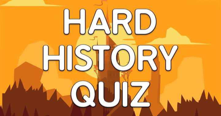 Banner for HARD History Quiz