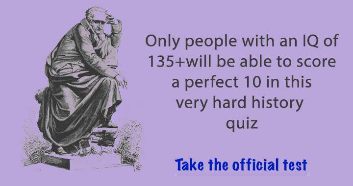 Is your IQ high enough to score a perfect 10?