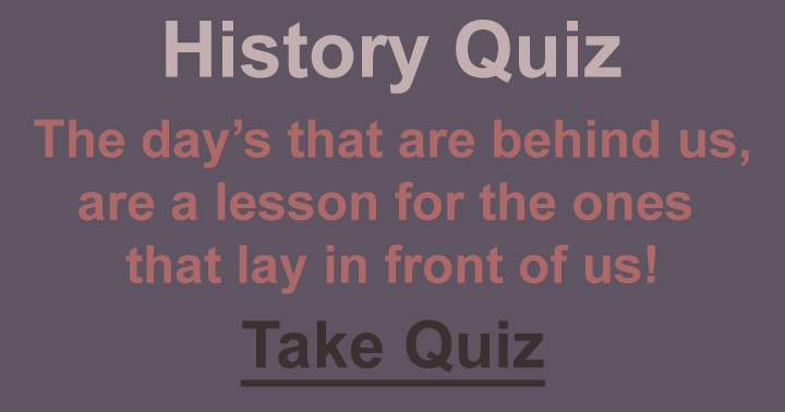 History Quiz