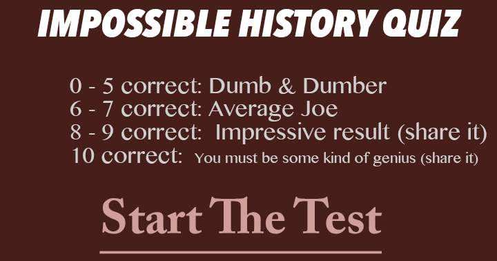 Impossible History Quiz