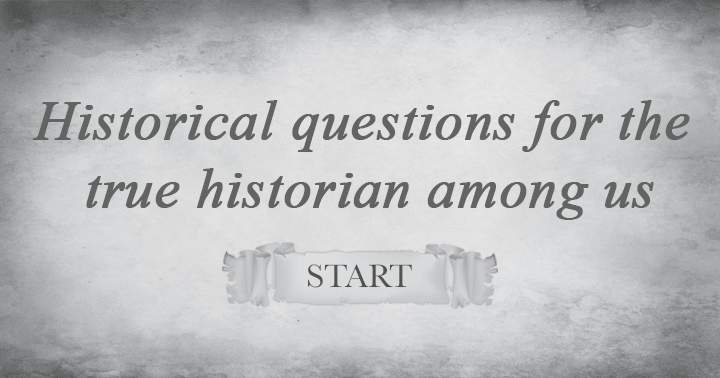 History Quiz