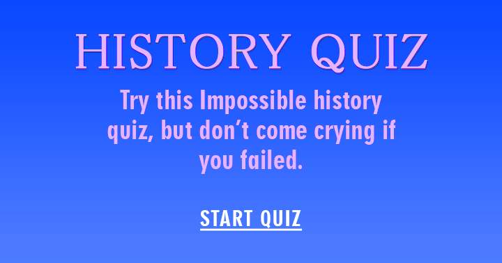 History Quiz