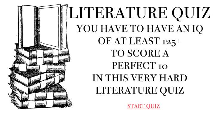 Literature Quiz