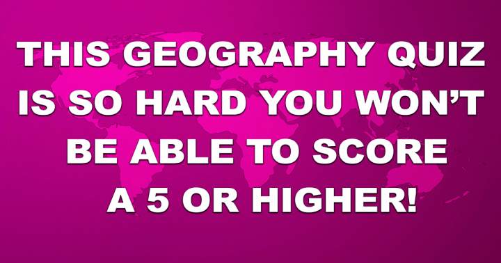 Geography Quiz