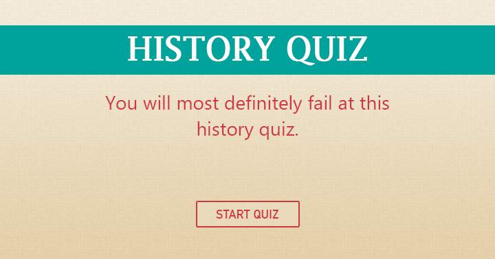 If you don't like failing than you shouldn't make this test!