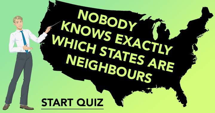 Nobody knows exactly which U.S. states are neighbours