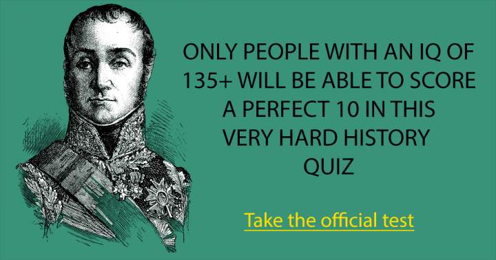 Hard History Quiz