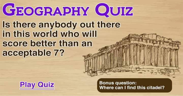 Quiz About Geography