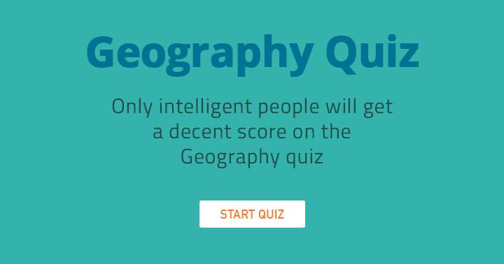 Are you intelligent enough to finish this quiz?