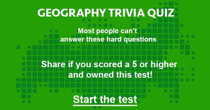 Can you answer all the 10 questions about Geography? Share if you got at least 6 correct.