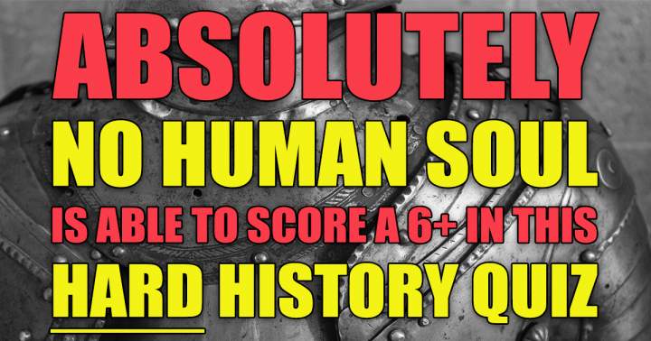 Banner for Try out your historical knowledge with this quiz.